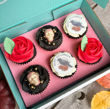 Load image into Gallery viewer, Ravens & Roses Cupcakes