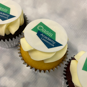 Fully Branded Double Logo Cupcakes (Free-From)