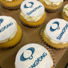 Load image into Gallery viewer, Fully Branded Logo Cupcakes