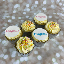 Load image into Gallery viewer, Vegan Congrats Cupcakes (Personalised)