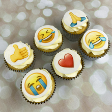 Load image into Gallery viewer, Vegan Emoji Cupcakes