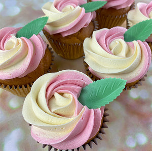 Free-From: Box of 'Roses' Cupcakes