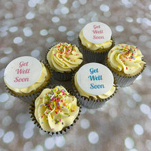 Load image into Gallery viewer, Gluten-Free Get Well Soon Cupcakes (Personalised)
