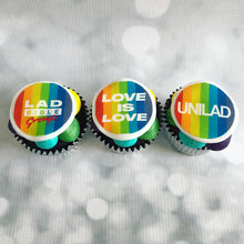 Load image into Gallery viewer, Half Branded Logo Cupcakes (Vegan)
