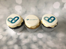 Load image into Gallery viewer, Fully Branded Logo Cupcakes (Gluten-Free)