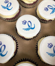 Load image into Gallery viewer, Fully Branded Double Logo Cupcakes (Gluten-Free)