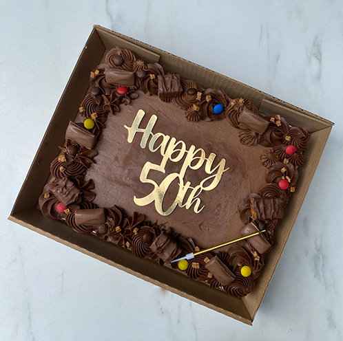 Happy 50th Cake Topper