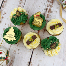 Load image into Gallery viewer, A Woodland Christmas Cupcakes