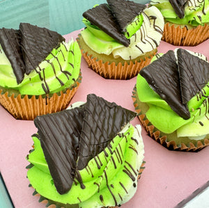 Minty After Eight Cupcakes
