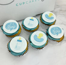 Load image into Gallery viewer, Free-From: Baby Boy - Baby Shower Cupcakes
