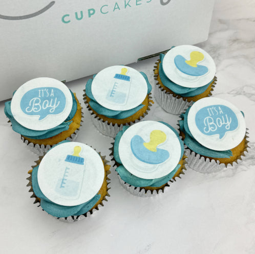 Free-From: Baby Boy - Baby Shower Cupcakes