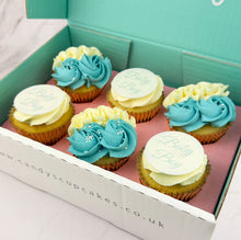 Load image into Gallery viewer, Baby Boy - Baby Shower Cupcakes (Personalised)