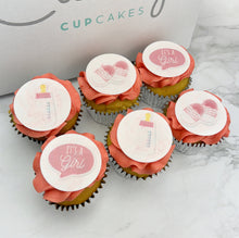 Load image into Gallery viewer, Vegan Baby Girl - Baby Shower Cupcakes