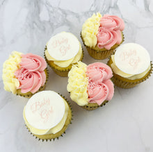 Load image into Gallery viewer, Baby Girl - Baby Shower Cupcakes (Personalised)