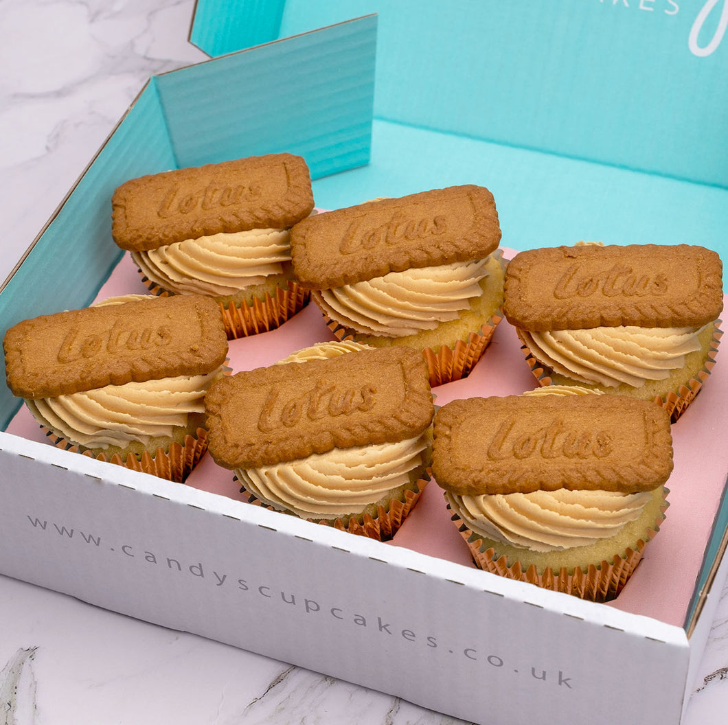 Lotus Biscoff Cupcakes