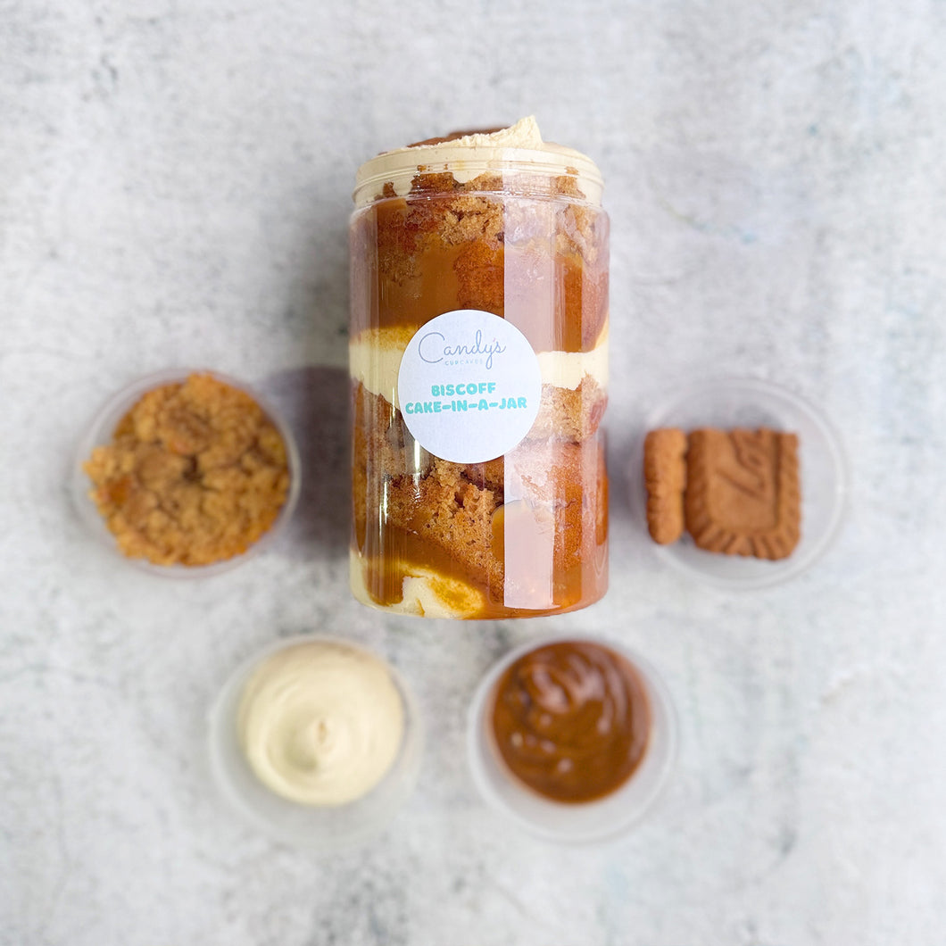 Biscoff Cake-in-a-Jar