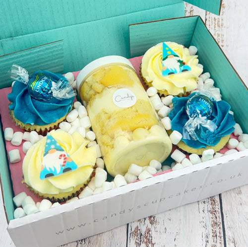 Blue Christmas Treat Box