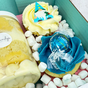 Blue Christmas Treat Box