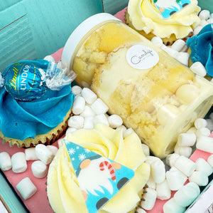 Blue Christmas Treat Box
