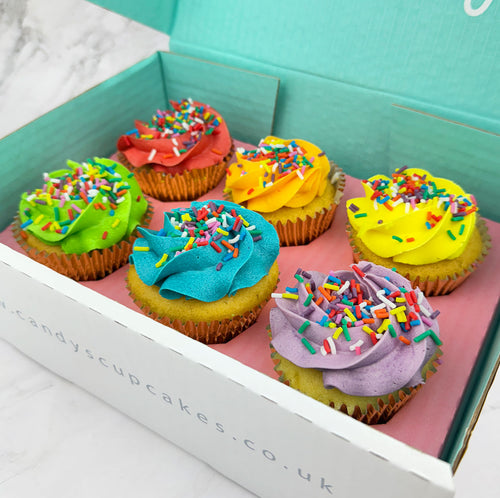 Born This Cake Pride Cupcakes