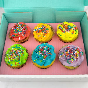 Born This Cake Pride Cupcakes