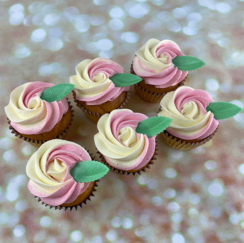 Gluten-Free Box of Roses Cupcakes