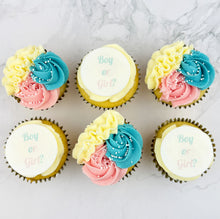 Load image into Gallery viewer, Gender Reveal Cupcakes