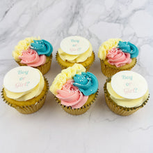 Load image into Gallery viewer, Gender Reveal Cupcakes