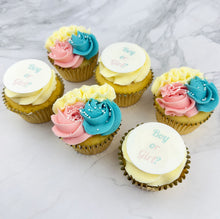 Load image into Gallery viewer, Gender Reveal Cupcakes