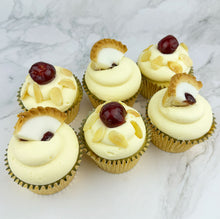 Load image into Gallery viewer, Cherry Bakewell Cupcakes