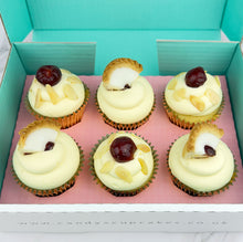 Load image into Gallery viewer, Cherry Bakewell Cupcakes
