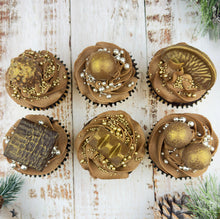 Load image into Gallery viewer, Christmas Chocolate Box Cupcakes
