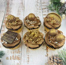Load image into Gallery viewer, Christmas Chocolate Box Cupcakes