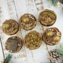 Load image into Gallery viewer, Christmas Chocolate Box Cupcakes