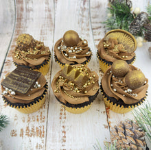 Load image into Gallery viewer, Christmas Chocolate Box Cupcakes