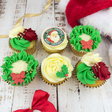 Load image into Gallery viewer, Traditional Festive Cupcakes