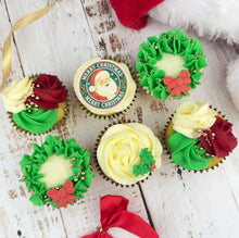 Load image into Gallery viewer, Traditional Festive Cupcakes