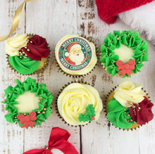 Load image into Gallery viewer, Traditional Festive Cupcakes