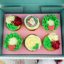 Load image into Gallery viewer, Traditional Festive Cupcakes
