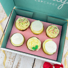 Load image into Gallery viewer, Christmas Half Branded Logo Cupcakes