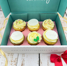 Load image into Gallery viewer, Christmas Half Branded Logo Cupcakes