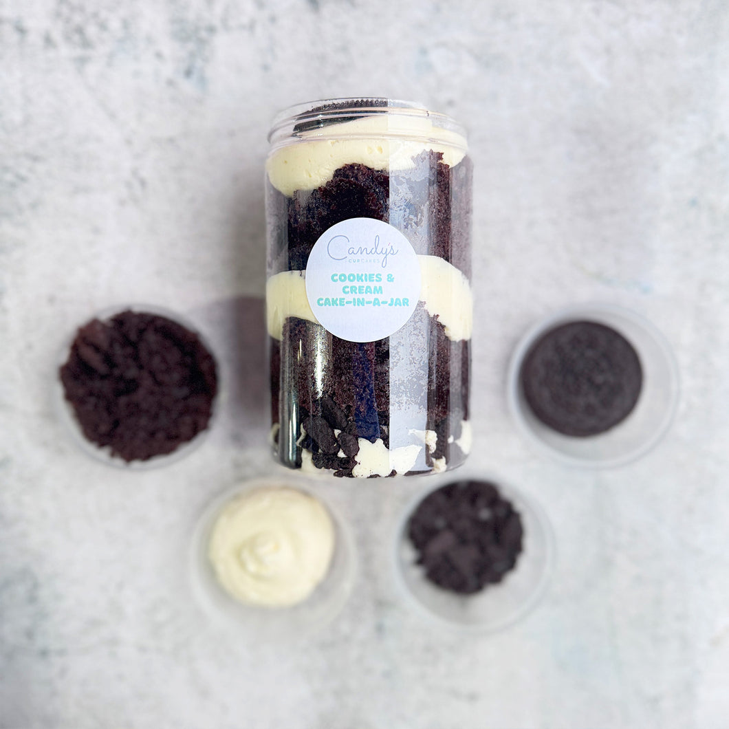Cookies & Cream Cake-in-a-Jar