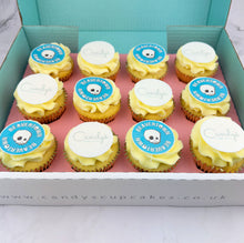 Load image into Gallery viewer, Fully Branded Double Logo Cupcakes (Free-From)