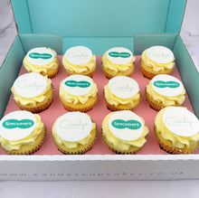 Load image into Gallery viewer, Fully Branded Double Logo Cupcakes (Free-From)
