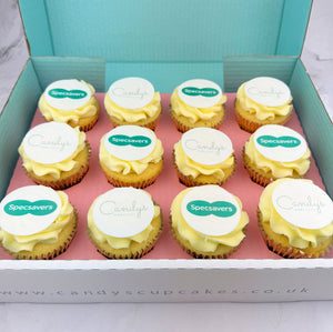 Fully Branded Double Logo Cupcakes (Free-From)