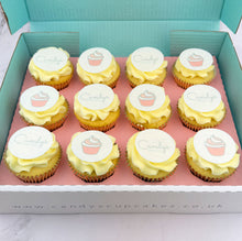 Load image into Gallery viewer, Fully Branded Double Logo Cupcakes (Free-From)