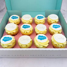 Load image into Gallery viewer, Fully Branded Double Logo Cupcakes (Free-From)