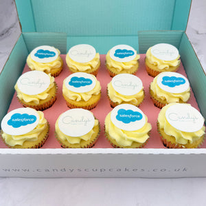 Fully Branded Double Logo Cupcakes (Free-From)