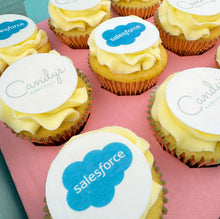 Load image into Gallery viewer, Fully Branded Double Logo Cupcakes (Free-From)