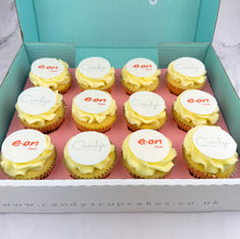 Load image into Gallery viewer, Fully Branded Double Logo Cupcakes (Free-From)